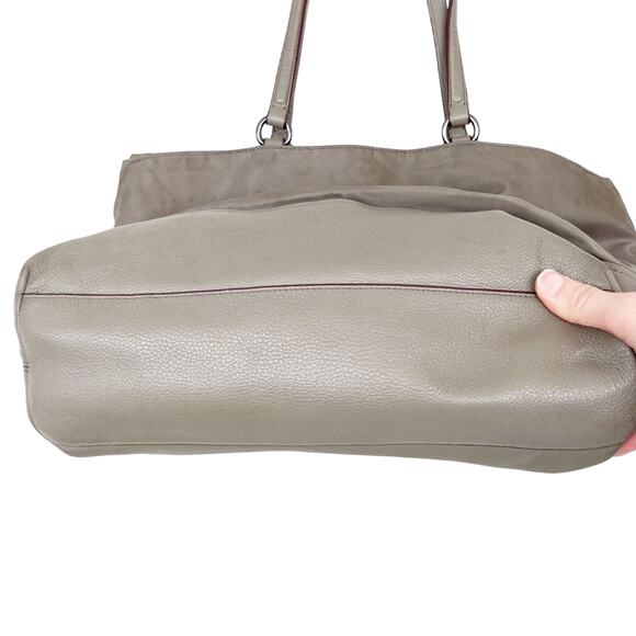 Coach Nylon and Leather Tote Shoulder Bag F57903 - Picture 7 of 11